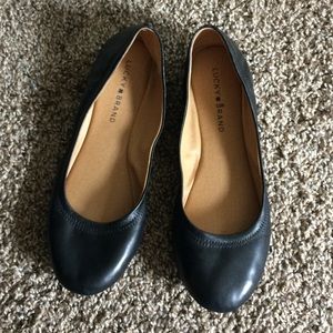 Black Lucky Brand ballet flats